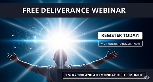 free deliverance webinar - occultism and demonic attacks