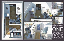 1 bedroom Lay out