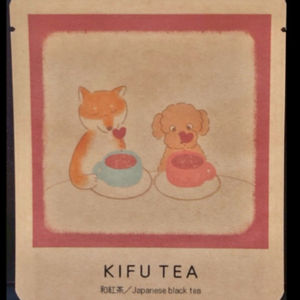 KIFU　COFFEE様（和紅茶パッケージ採用イラスト）