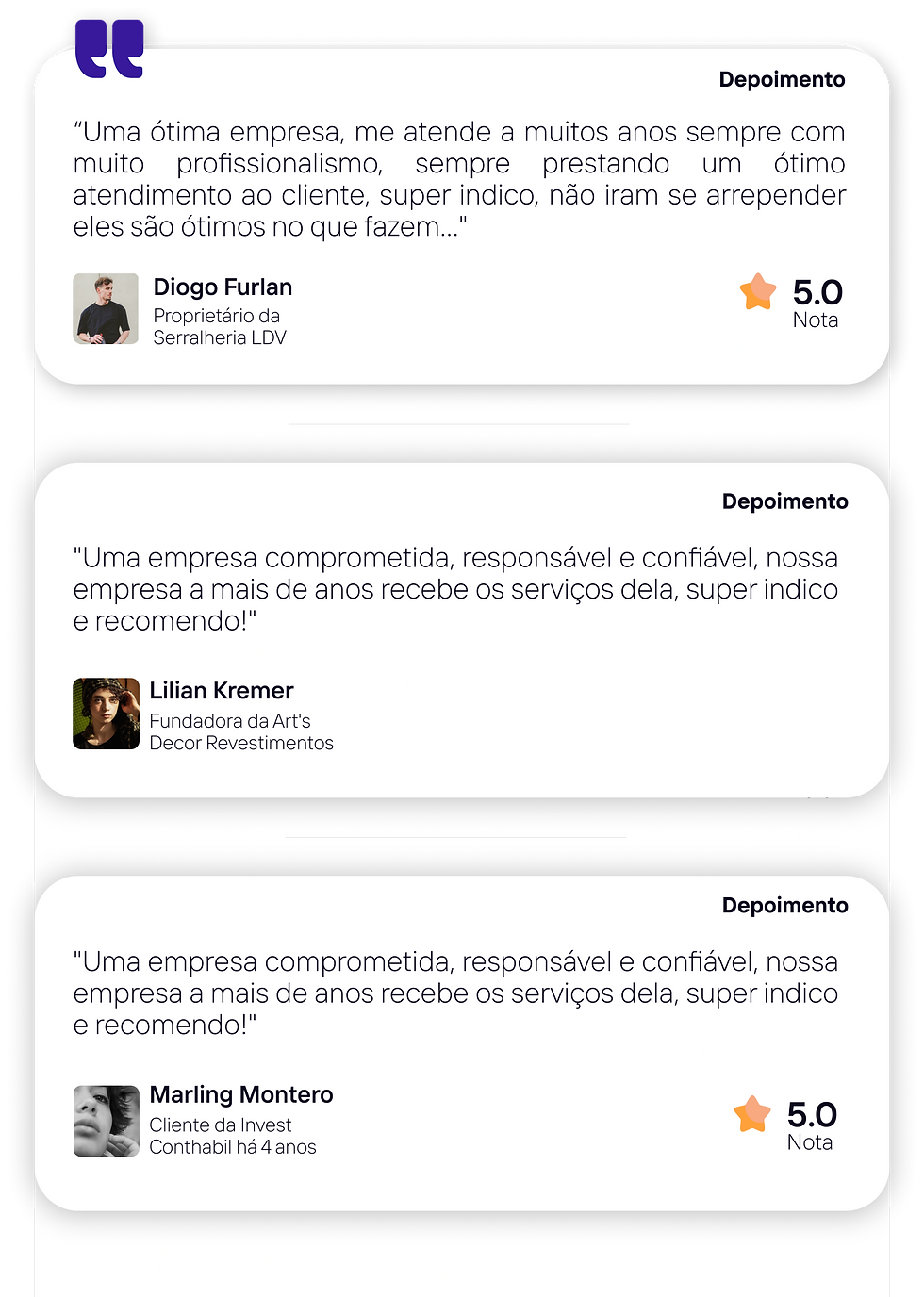 Feedbacks da Invest