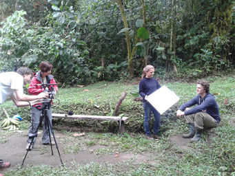 Shooting a promo video for Un poco del Chocó