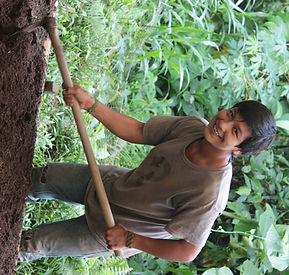 Christian Montalvo, Mitarbeiter bei Biologischer Station Un poco del Chocó in Ecuador Südamerika