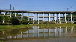 JR外房線の高架橋