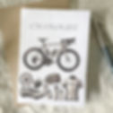 Cycologist, cycling themed plantable greetings card