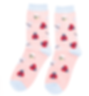 Pink ladybird, lady bug themed bamboo socks gift for her, Ladies size 3-7