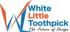 White Little toothpick Logo 