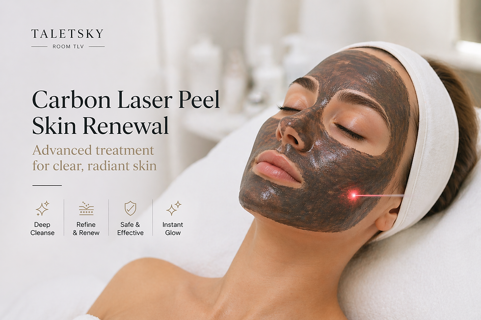 Advanced Carbon Peel for Clear & Renewed Skin at "TALETSKY ROOM TLV"