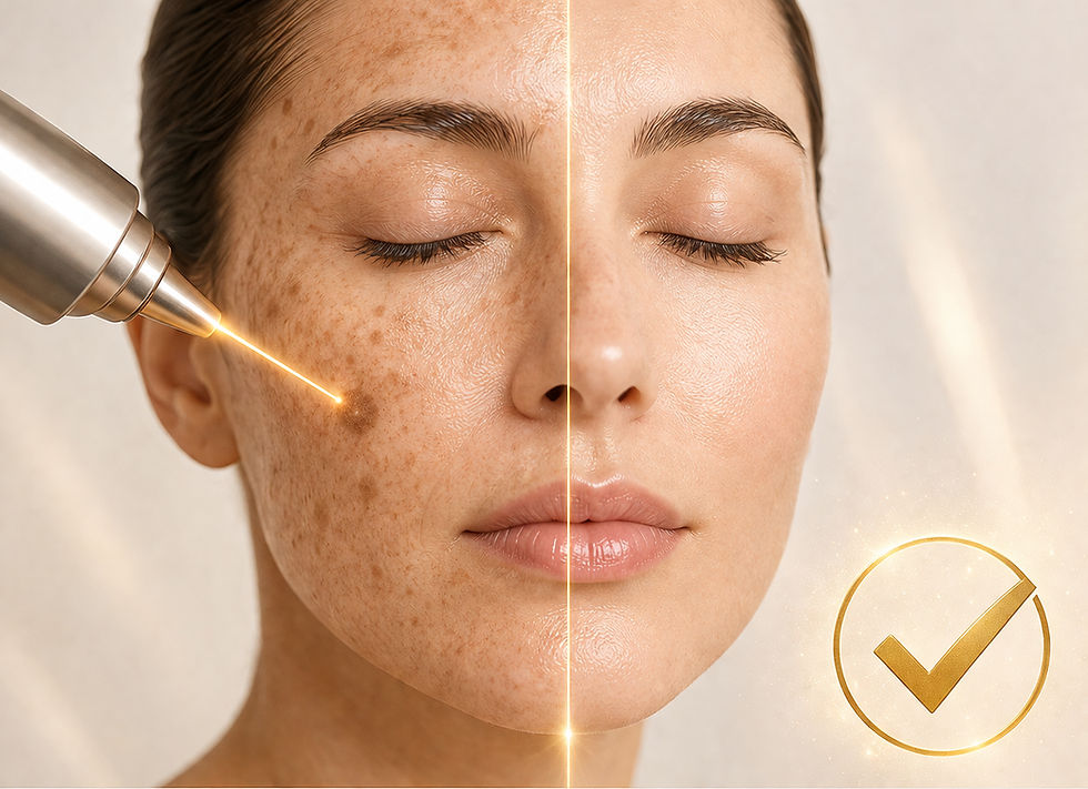 Pigmentation Removal with Quanta System Laser Advanced Skin Renewal at TALETSKY ROOM TLV