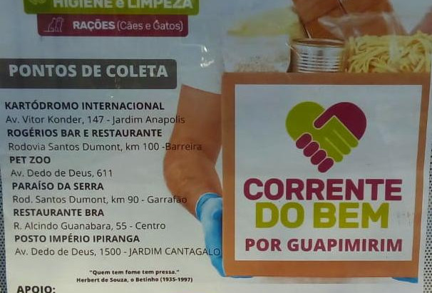 Corrente do bem por Guapimirim!