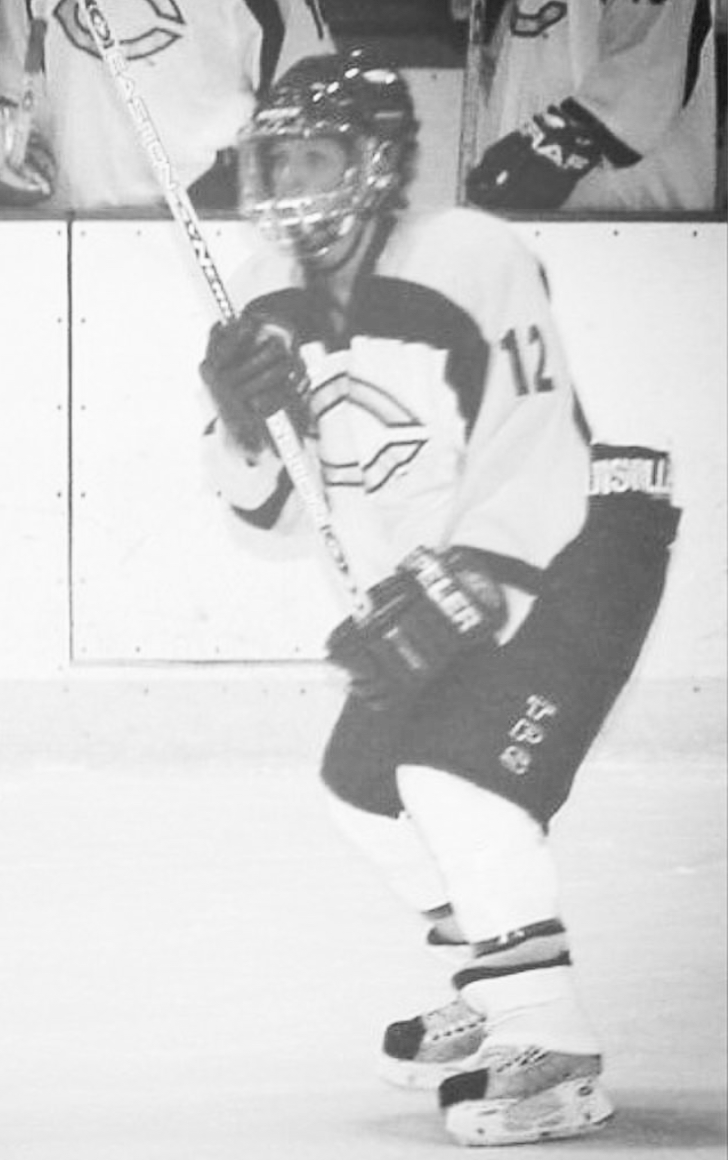 Britt Ringstrom, playing hockey during my late teen years