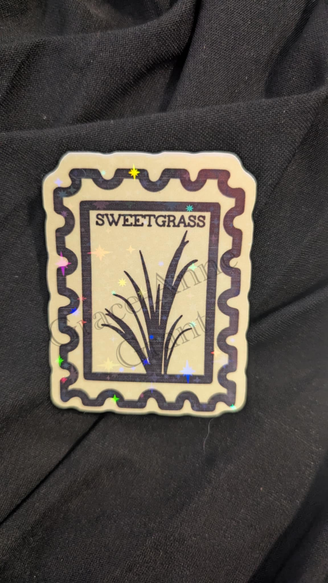 Sweetgrass Medicine Stamps