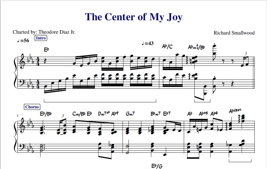 The Center of My Joy - Richard Smallwood