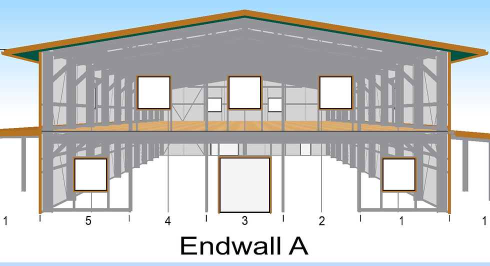 Thumbnail: Metal Building 50' x 100' x 20' Two Floor 10,000 Square Feet