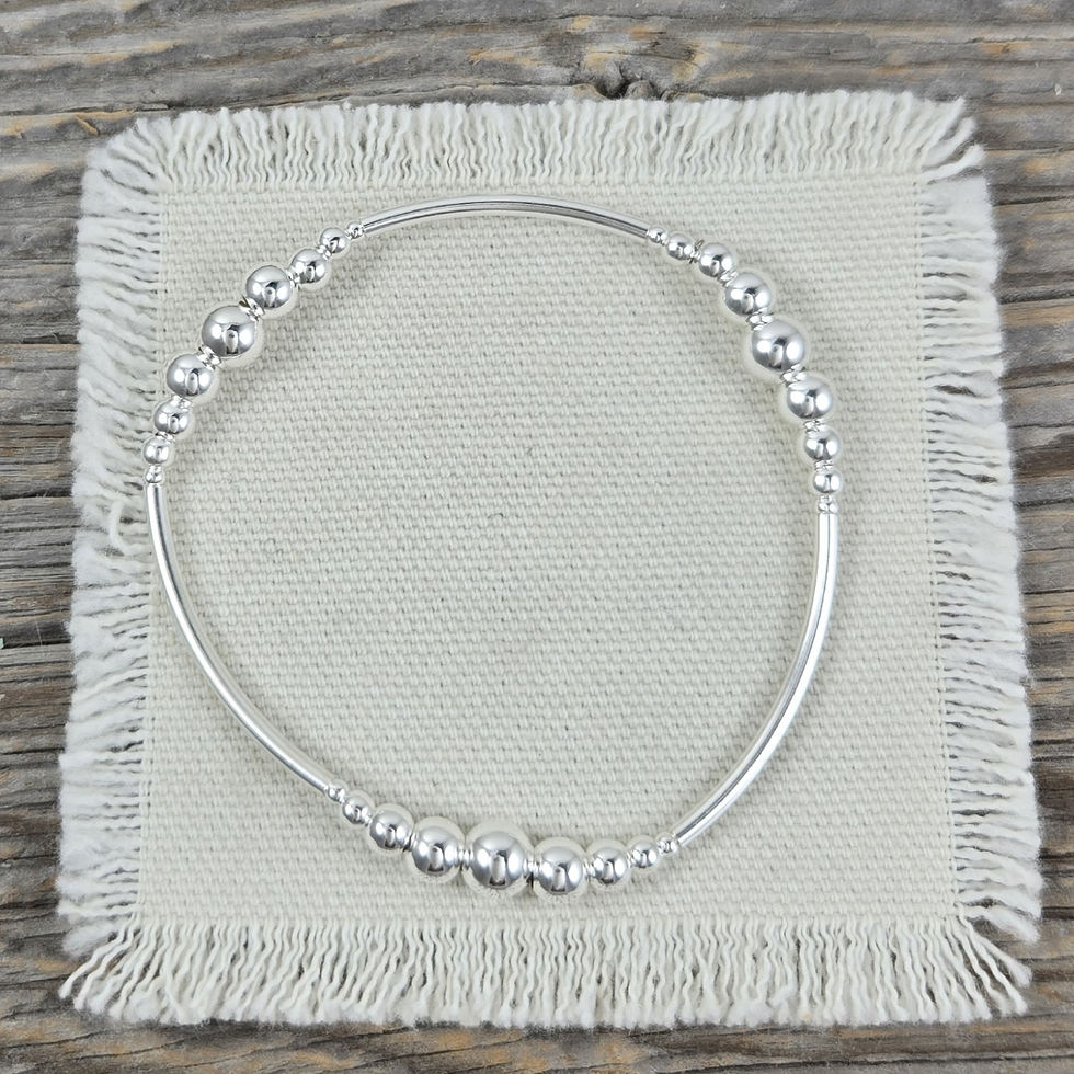 Thumbnail: graduated tube stretchy bracelet