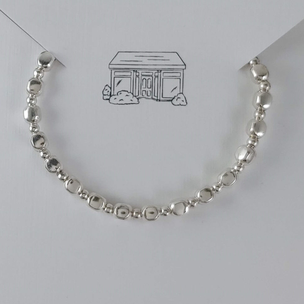 Thumbnail: square & round repeat stretchy bracelet