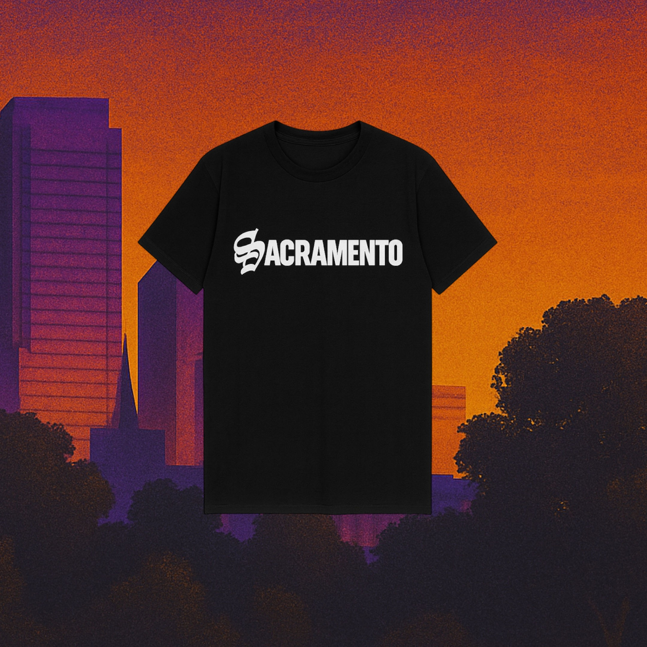 TPOS ESSENTIALS SACRAMENTO TEE (Black)