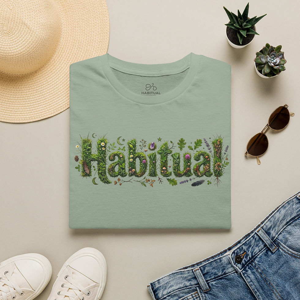 Thumbnail: Habitual Crafty Tee — Witchy Botanical Graphic T-Shirt