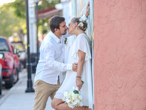 Language of love / wedding in Key West , Smathers beach