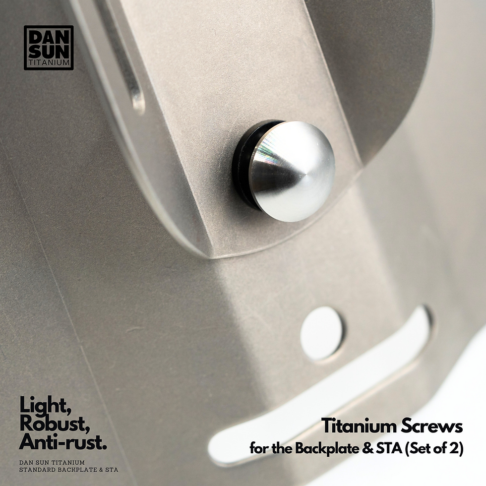 Thumbnail: Titanium Screws for BCD Backplates (Set of 2)