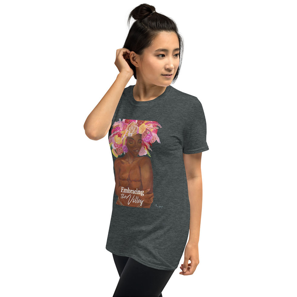 Miniatura: Embracing in Dark Style Short-Sleeve Unisex T-Shirt