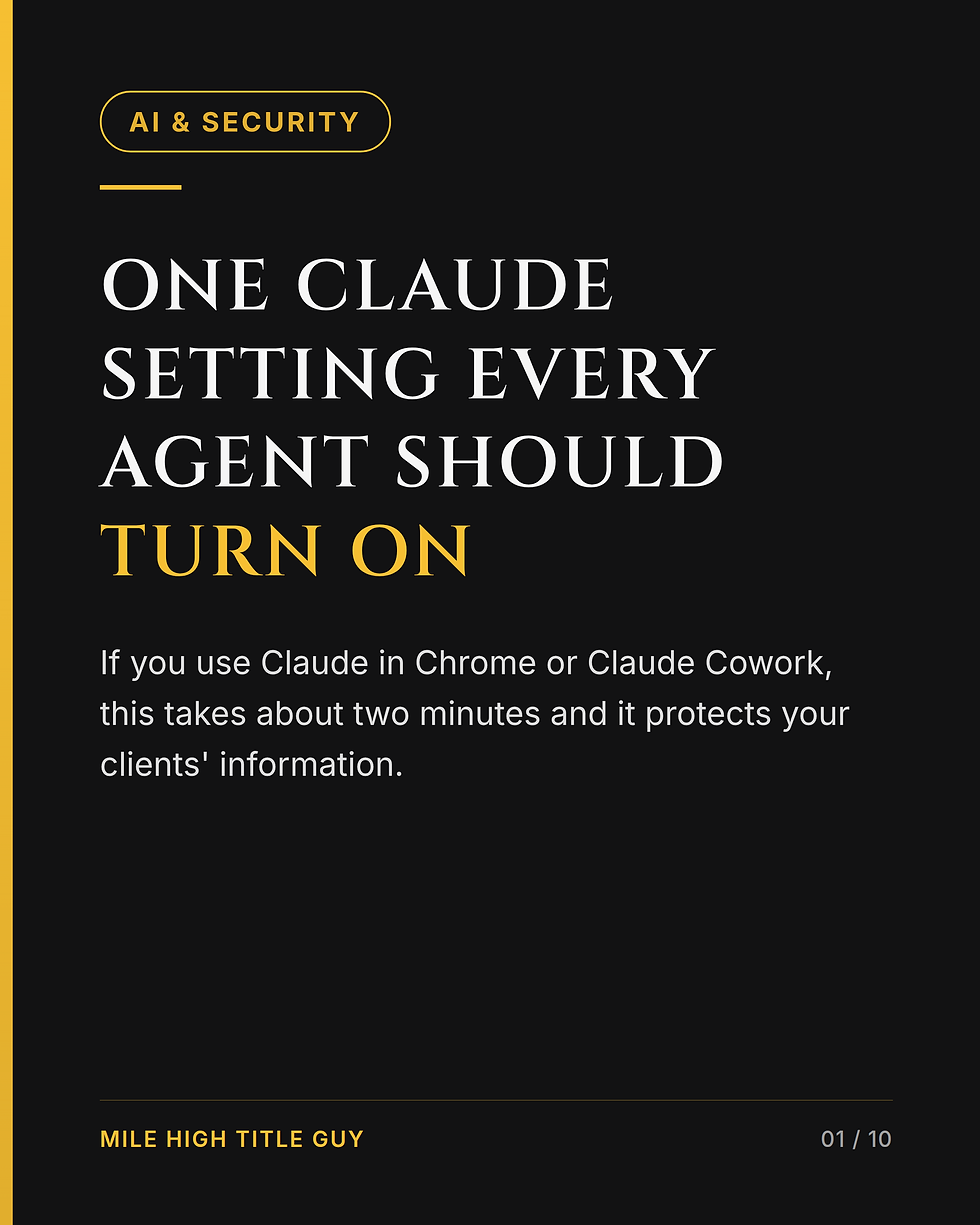 The Claude Blocked Sites Setting Every Real Estate Agent Should Check