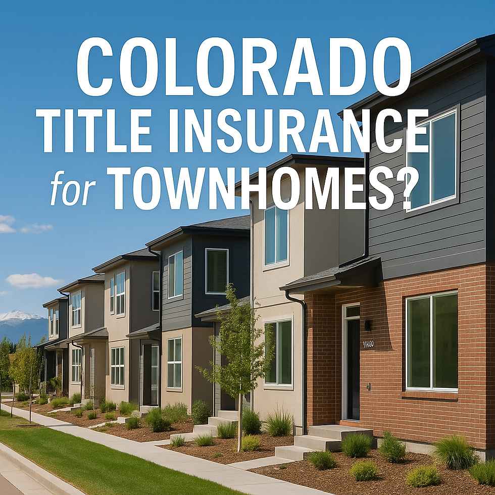 Buying a townhome in Colorado? Jerad Larkin and Chicago Title Colorado explain how title insurance protects buyers from HOA liens, boundary disputes, and ownership risks.
