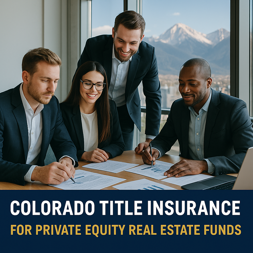 Managing a real estate fund in Colorado? Protect every asset with title insurance. Contact Jerad Larkin at Chicago Title Colorado for expert guidance.