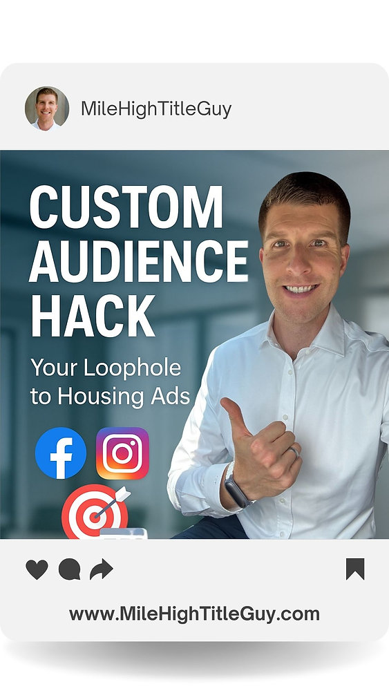 How Real Estate Agents Are Using Meta Custom Audiences to Run Smarter ...