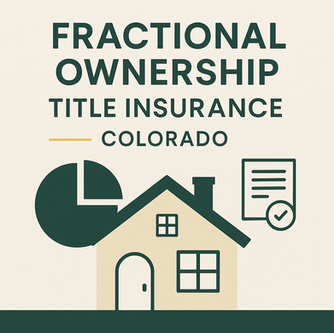 Buying or developing a fractional ownership home in Colorado? Protect every co-owner’s investment with title insurance from Jerad Larkin at Chicago Title Colorado.