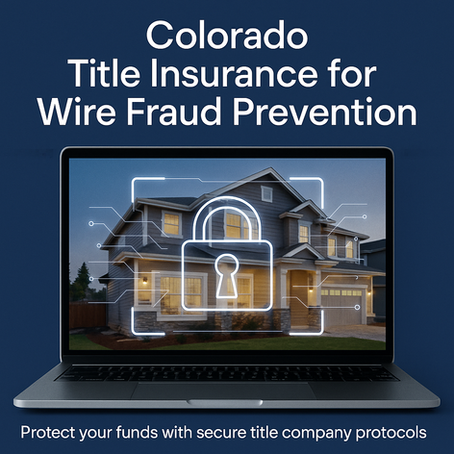 Protect your real estate funds from wire scams. Learn how Chicago Title Colorado prevents wire fraud with Jerad Larkin’s security-first approach.