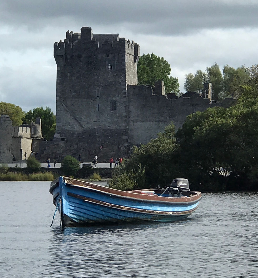 Ken’s relatives lived in the Ross Castle (not!)