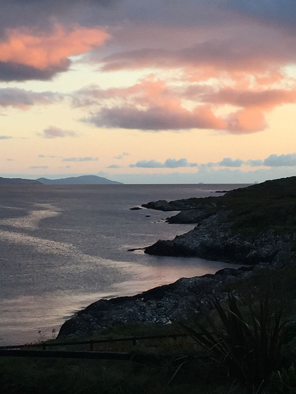 View from our Sneem VRBO…at the end of the road