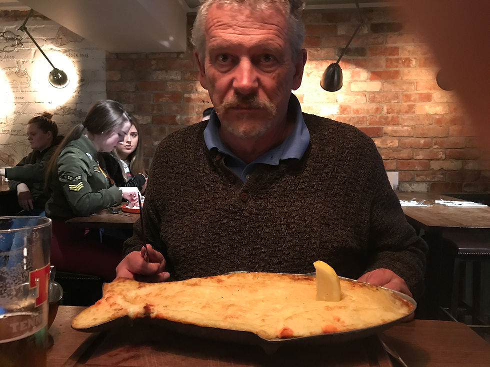 You won’t go hungry at this pub…