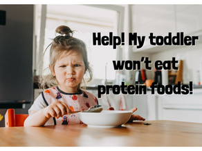 Help! My toddler isn’t eating any protein foods!