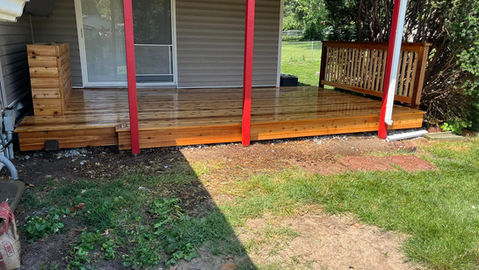 Cedar Deck Refinishing and Staining Lincoln NE
