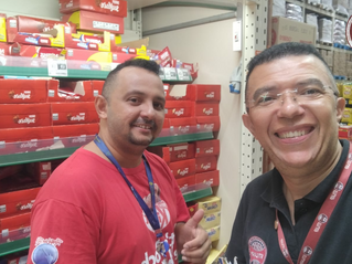 Dirigente visita Promotores do Atacadão