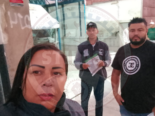 Dirigentes visitam trabalhadores da Rei da Almôndega 