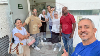 Dirigentes realizam visita aos trabalhadores da Sada Massas