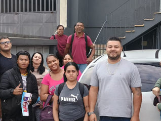 Visita aos trabalhadores da Frotello