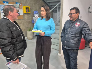 Dirigentes visitam CD da Polenghi