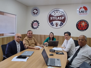 STILASP participa de reunião com Comissão de Ações Trabalhistas Coletivas