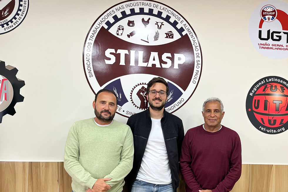 STILASP recebe pesquisador da University of Wisconsin–Madison para entrevista com dirigentes sindicais