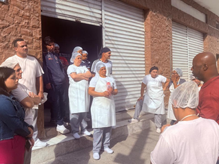 Dirigentes visitam Grecco Alimentos