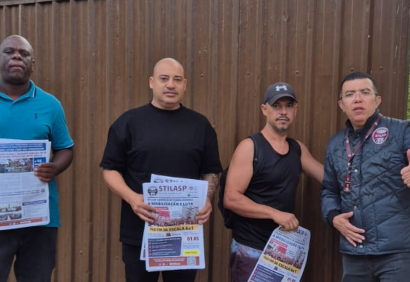 STILASP segue na base mobilizando trabalhadores pelo fim da escala 6x1