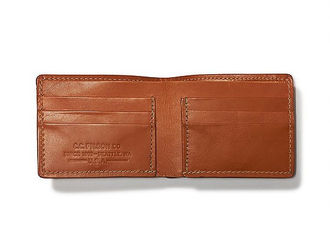 【FILSON BRIDLE LEATHER SNAP BI FOLD WALLET・HANDMADE IN USA】
