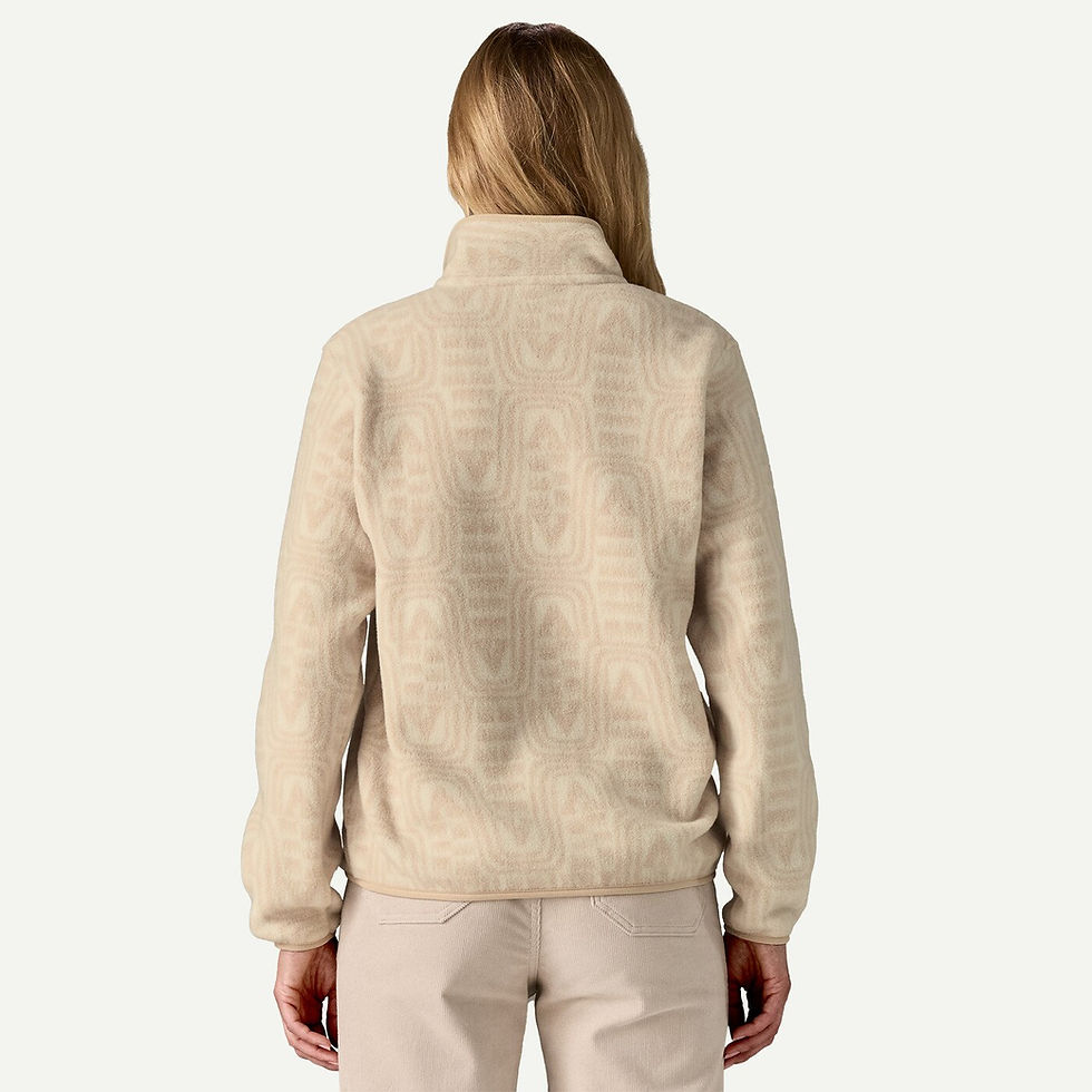 Thumbnail: Patagonia Women's Synchilla® Snap-T® Fleece Pullover - Flow: Dyno White