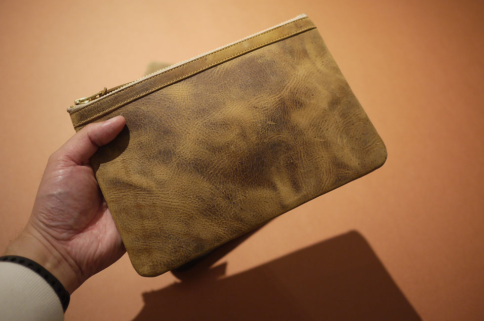 Thumbnail: Anchor Bridge Kudu Leather Pouch