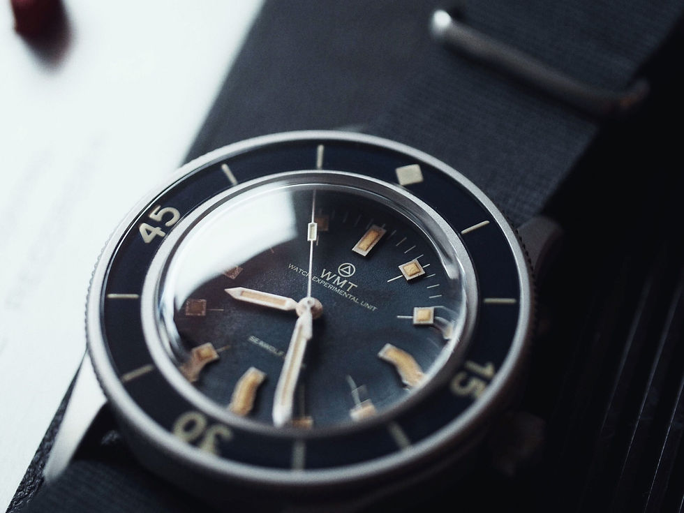 Thumbnail: WMT Seawolf – Blue Dial / Aged Edition