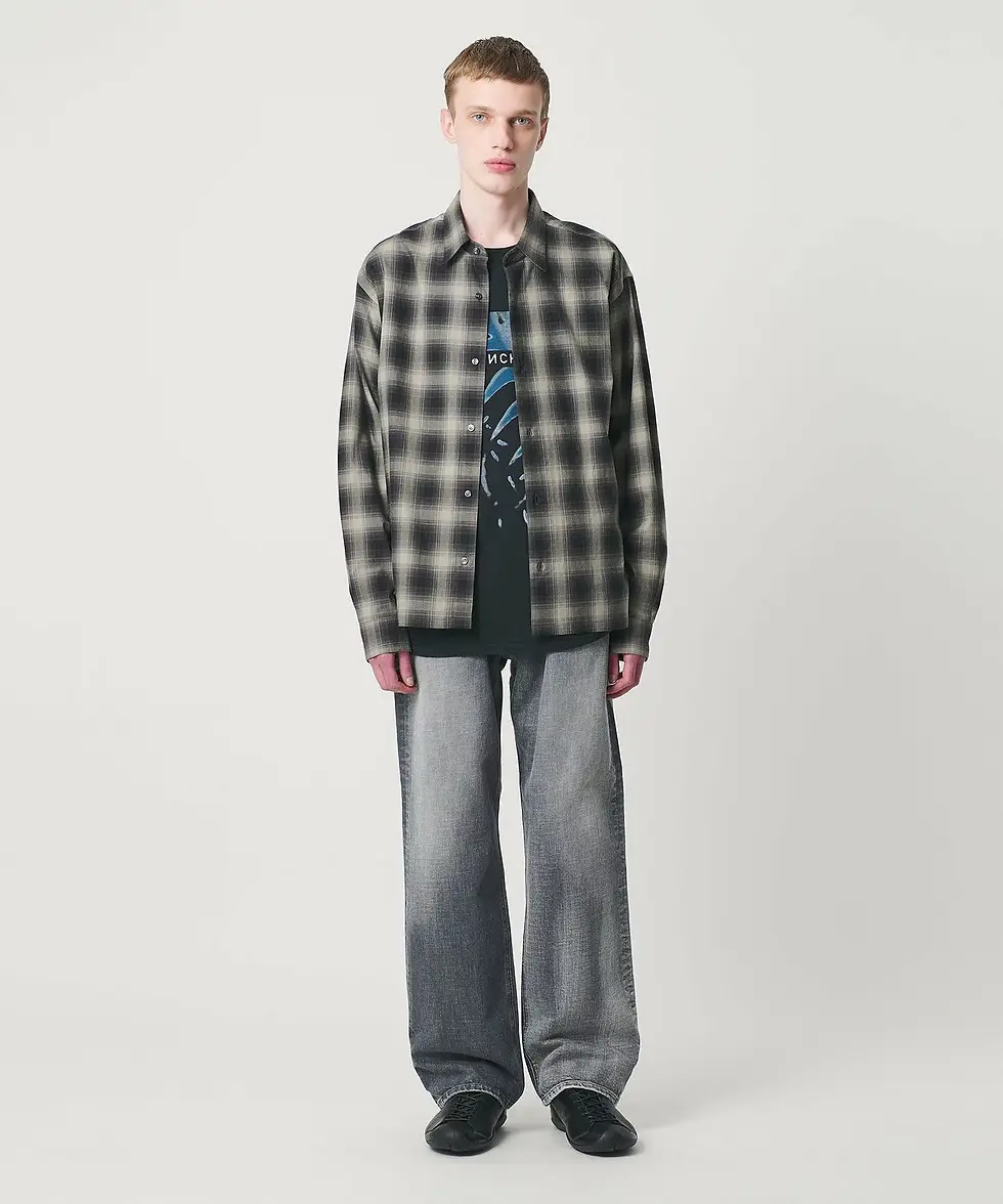 Thumbnail: MONKEY TIME HAND SHAVING DENIM - DARK GRAY
