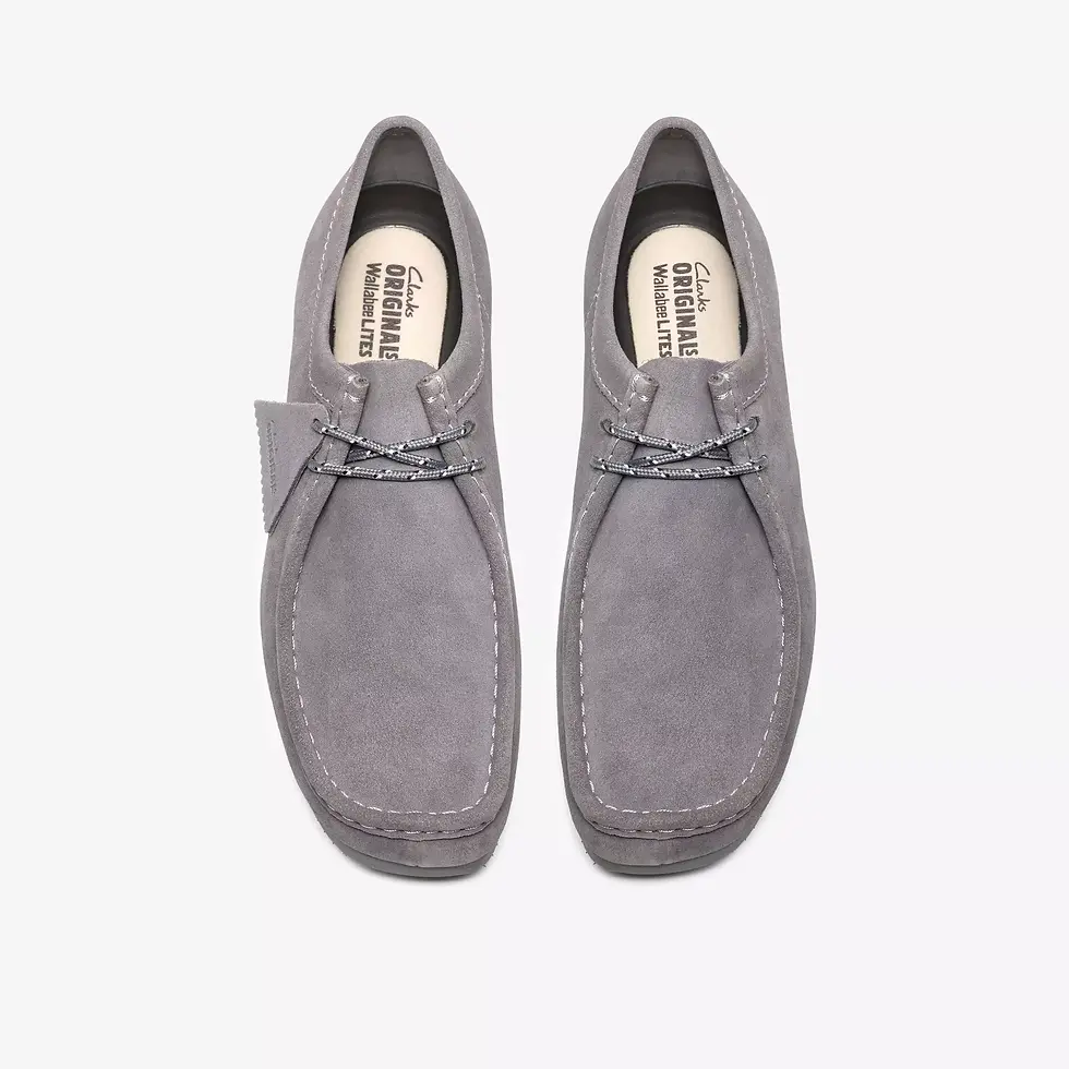 Thumbnail: CLARKS ORIGINALS WALLABEE LITE GREY SUEDE